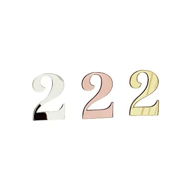 Número 2 - Topo de Bolo Acrílico