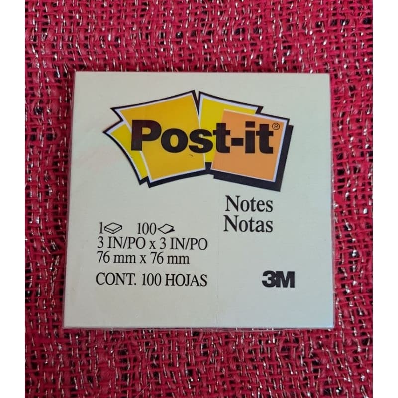 Bloco Post It Amarelo com 100 folhas 3M