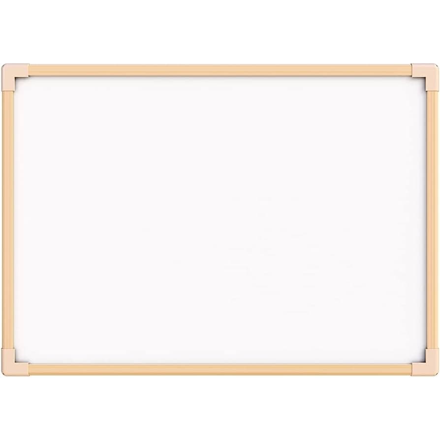 Quadro Branco 60x40 cm Lousa Com Moldura Madeira Pinus Stalo