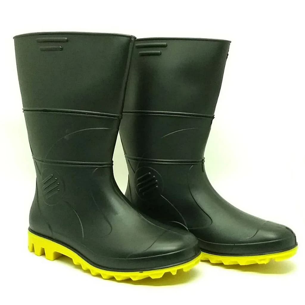 GALOCHA PAT PATROL SOLADO AMARELO REVESTIDA PVC PARA CHUVA MOTOQUEIRO RCA