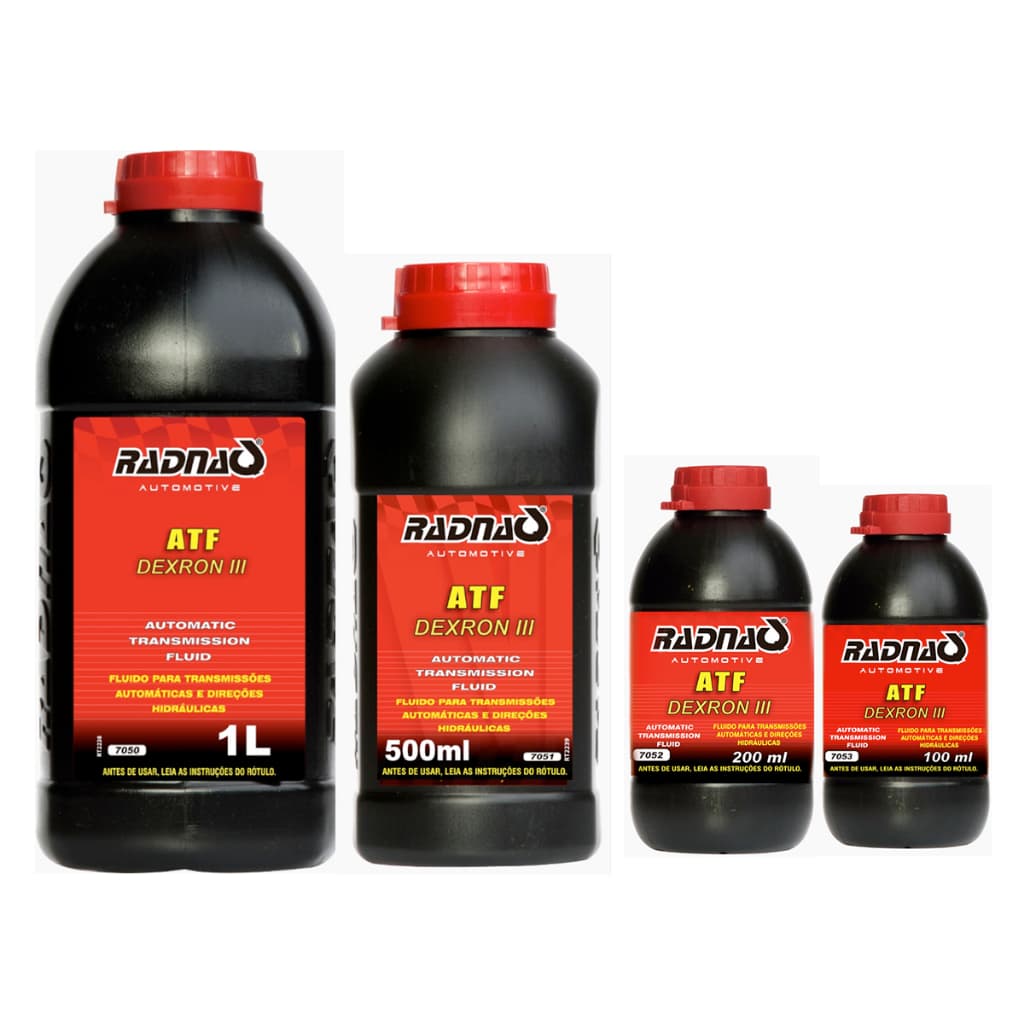 Oleo Hidraulico Mineral ATF Dexron  lll  100ML 200ML 500ML 1L - RADNAQ