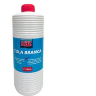 Cola Branca Líquida Para Trabalhos Escolares e Multiuso Indicada Para Colagem de Papel Papelão