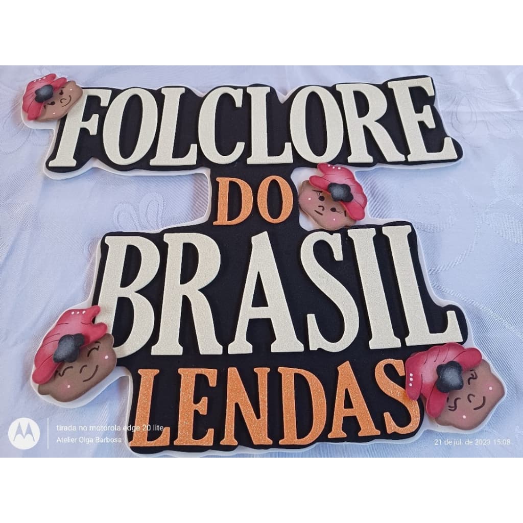 Painel Decorativo Folclore do Brasil/Lendas Código 081/23