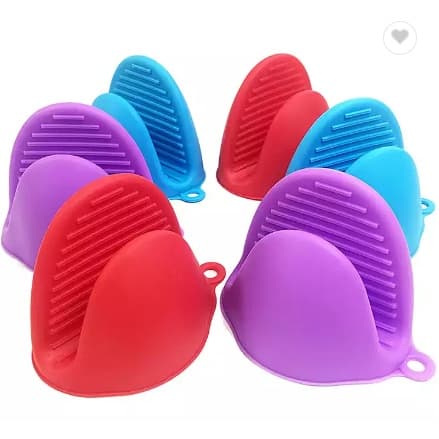 Luva Térmica de Silicone Pegador Panelas e Pratos Quentes Ou Canhoto Anti-calor Cozinha Panela Bico De Pato