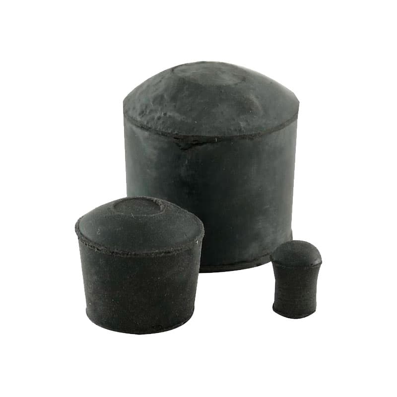 Kit 20 Ponteira Borracha Preta Diversos Alta Qualidade Resistente Não Resseca Evita Sujeira