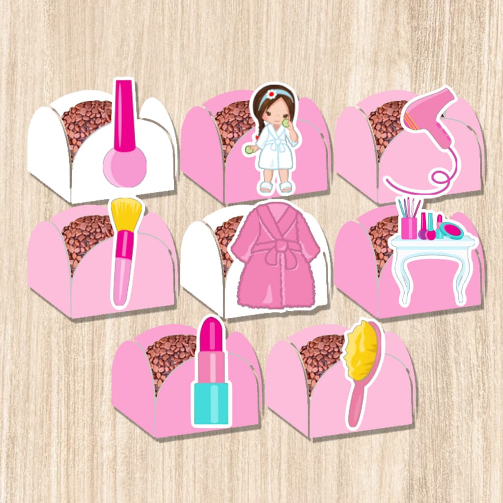 50 OU 100 FORMINHAS PARA DOCES FESTA DO PIJAMA SPA