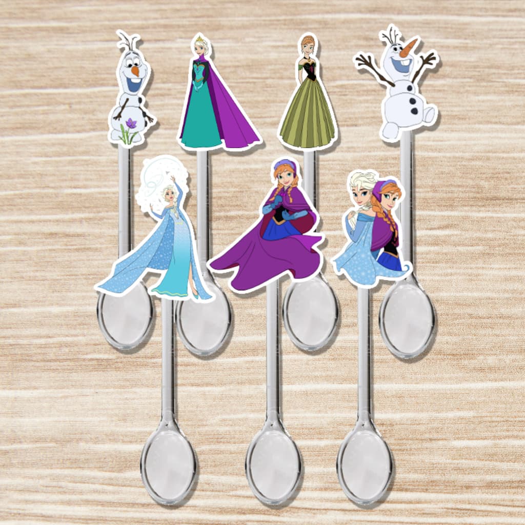 25 , 50 OU 100 MINI COLHERZINHA FESTA FROZEN