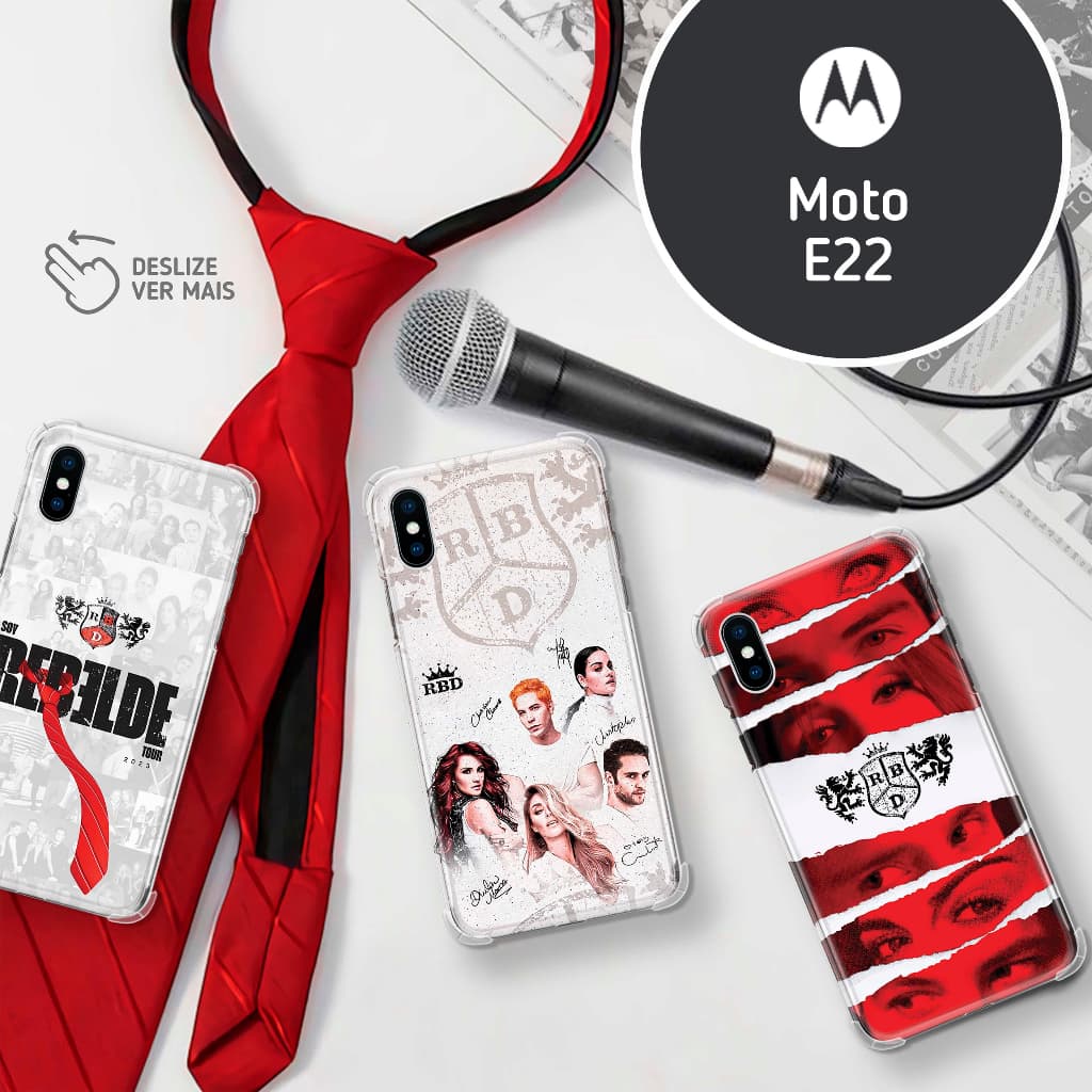 Capa Capinha - Motorola Moto E22 - Rebelde RBD