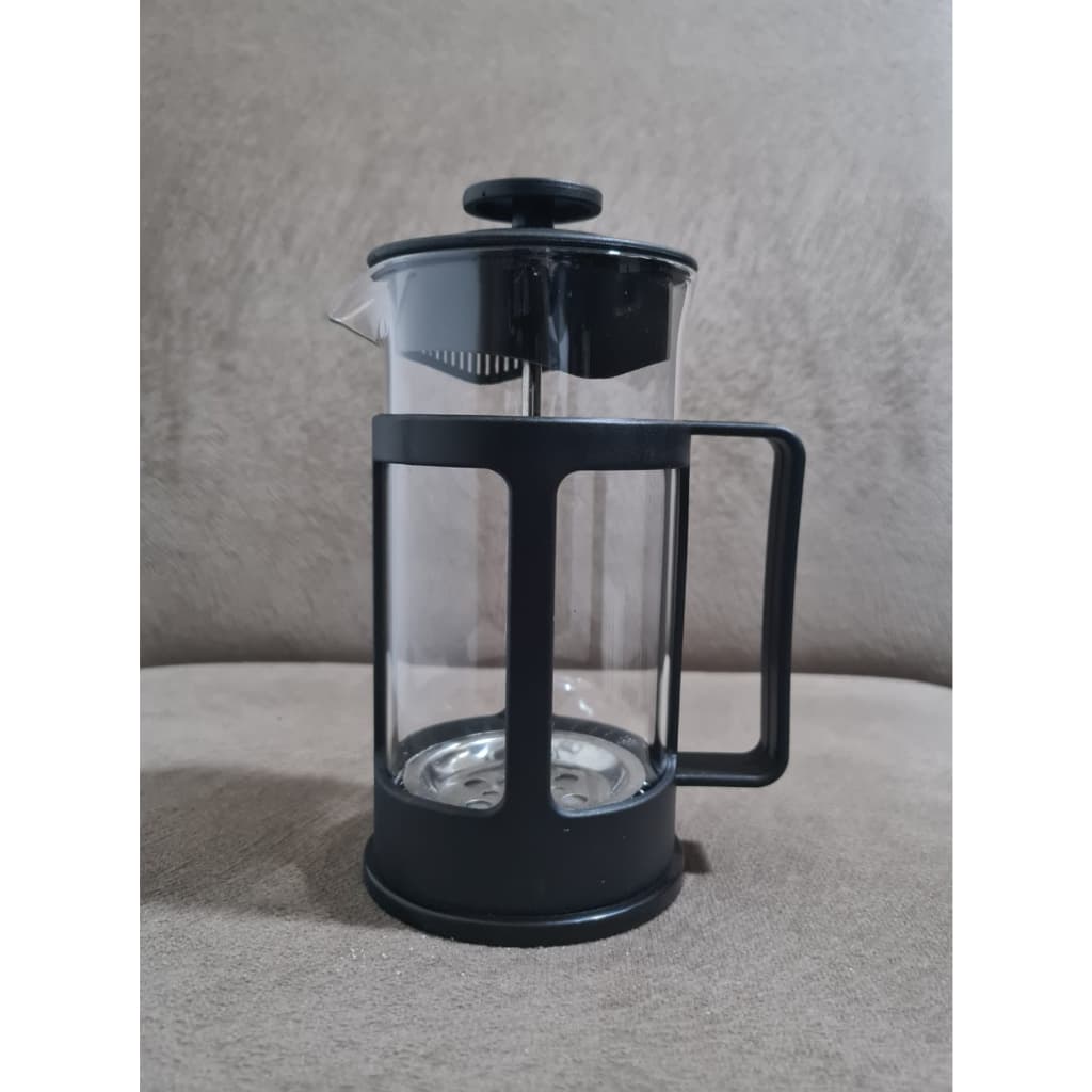 Cafeteira Prensa Francesa Cremeira 350ml Café Chá Em Vidro Inox