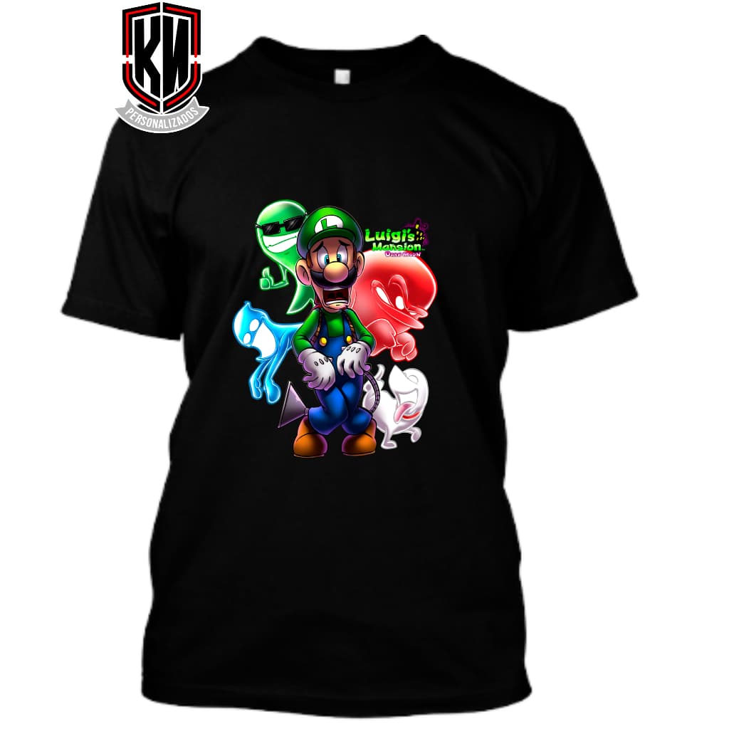 Camisa Luigi Do Mario Bros ( 100% Algodão )