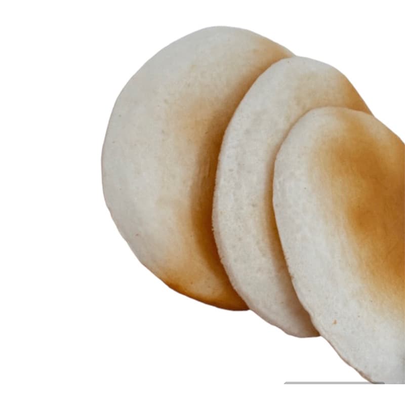 1 pão sirio pao  ázimo artificial pao decorativo para enfeite 20cm pascoa