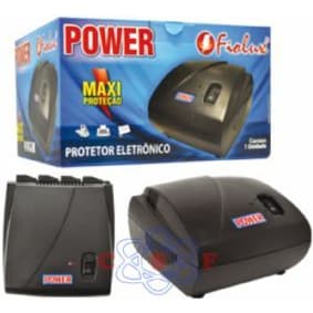 Protetor Eletrônico Fiolux Power 1NP110PR Entrada 127V