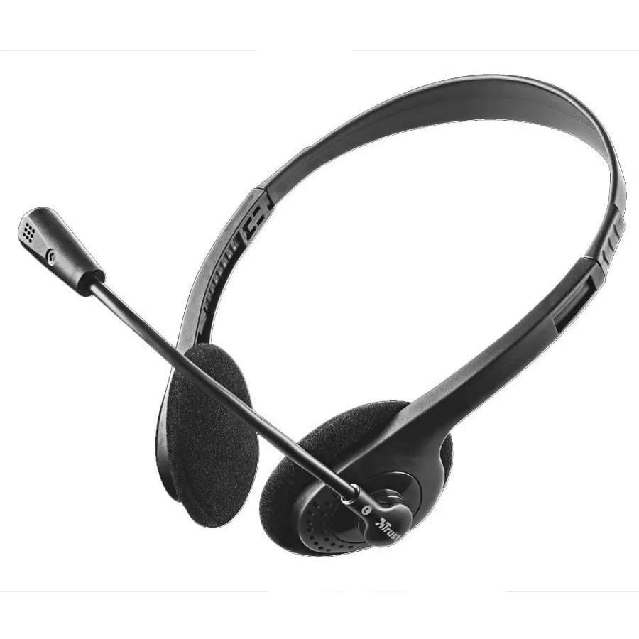 Fone Com Microfone Headset Not/pc/laptop Primo Trust *Novo Lacrado*