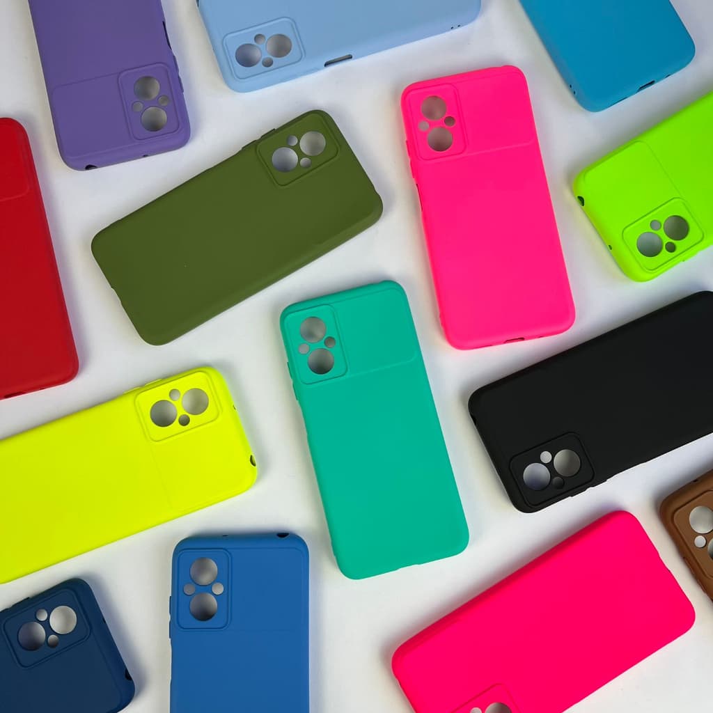 Capinha Para Xiaomi Poco M5/ Capa Case Silicone Aveludada Colorida Forrada (CF26) (1)