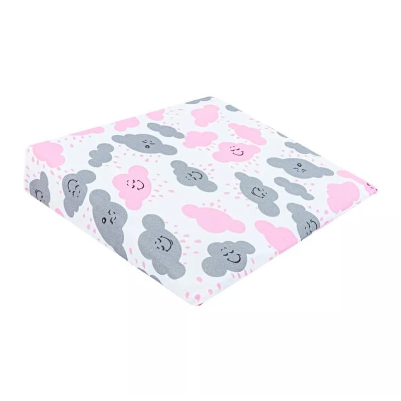 Travesseiro P Anti Refluxo Rampa Estampado Para Mini Berço, Carrinho Ou Moisés