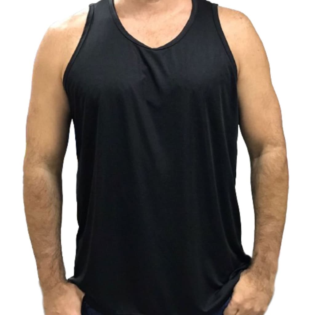 Camiseta Masculina Regata Dry Fit Plus Size Praia Verão Piscina