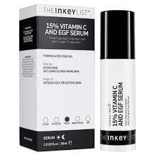 The INKEY List 15% Vitamin C & EGF Brightening Serum Sérum Vitamina C Clareador Original