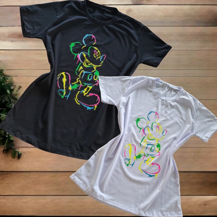 Tshirt Feminina t-shirt mickey Blusa feminina Moda