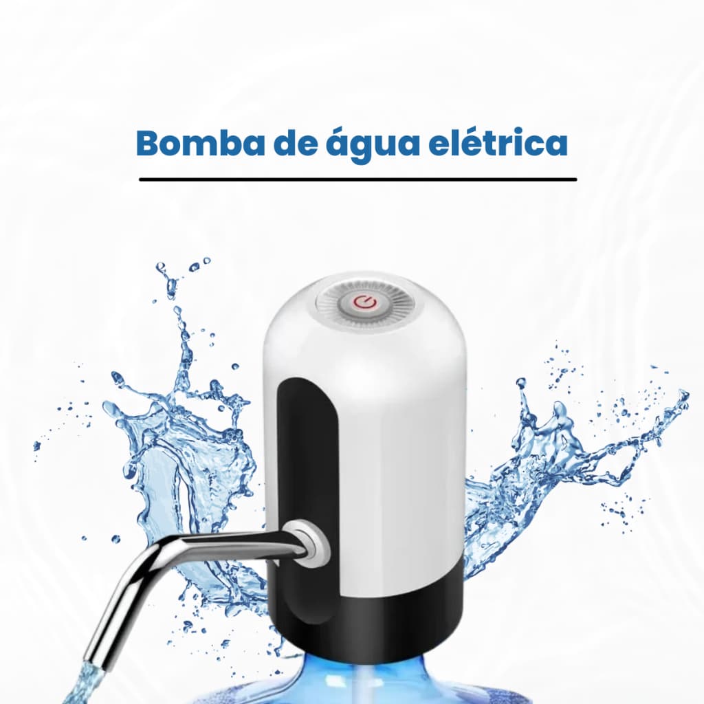 Bebedouro Bomba Elétrica Filtro P/ Galão De Água 10/20 Lts.