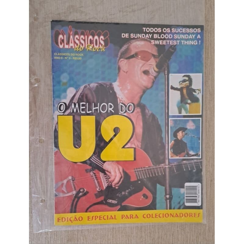 Revista U2 Clássicos do Rock 1998 - Edição Especial U2