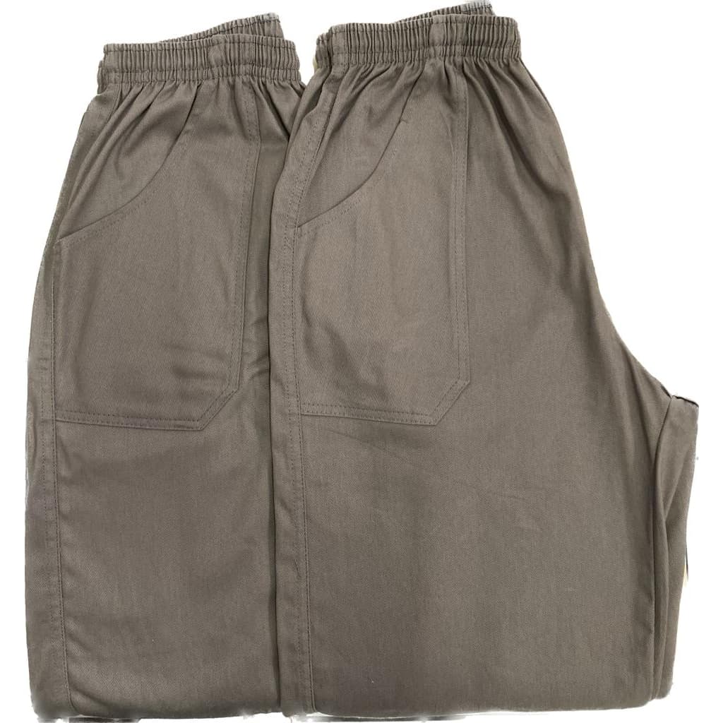 KIT 2 CALÇA PARA TRABALHO REFORÇADA BRIM PESADO 100% ALGODÃO