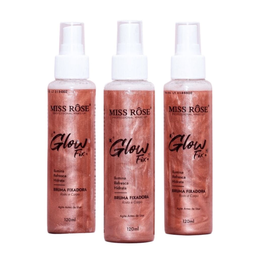 Bruma Fixadora Iluminadora Glow Fix Miss Rôse