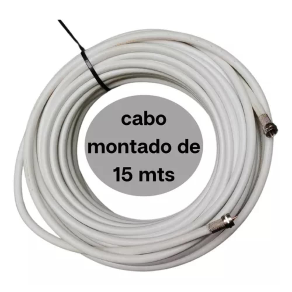 Kit De Cabo Coaxial 06 - 67% Montado Com 2 Conectores