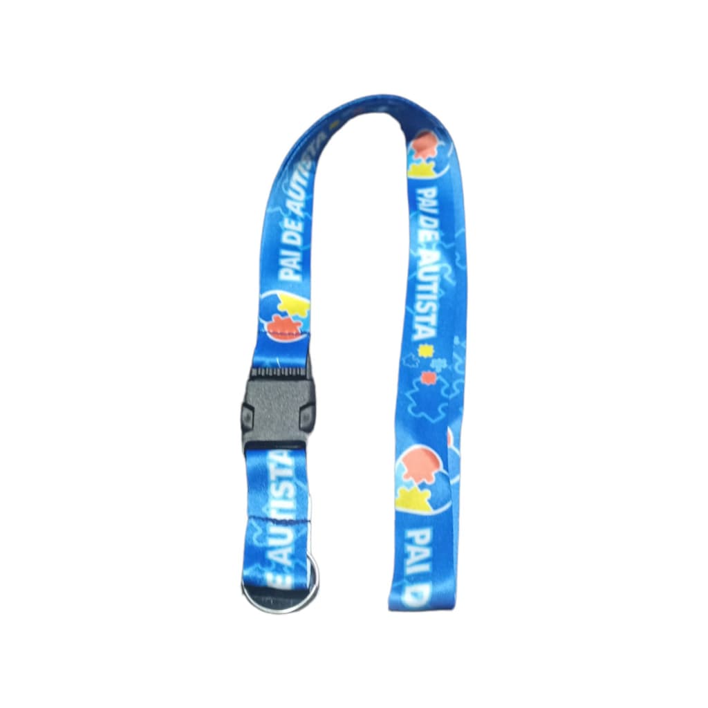 Cordão do Autismo PAI AUTISTA MÃE DE AUTISTA TIA DE AUTISTA AVÓ DE AUTISTA GIRASSOL TDAH cordão de identificação de pessoas com deficiências