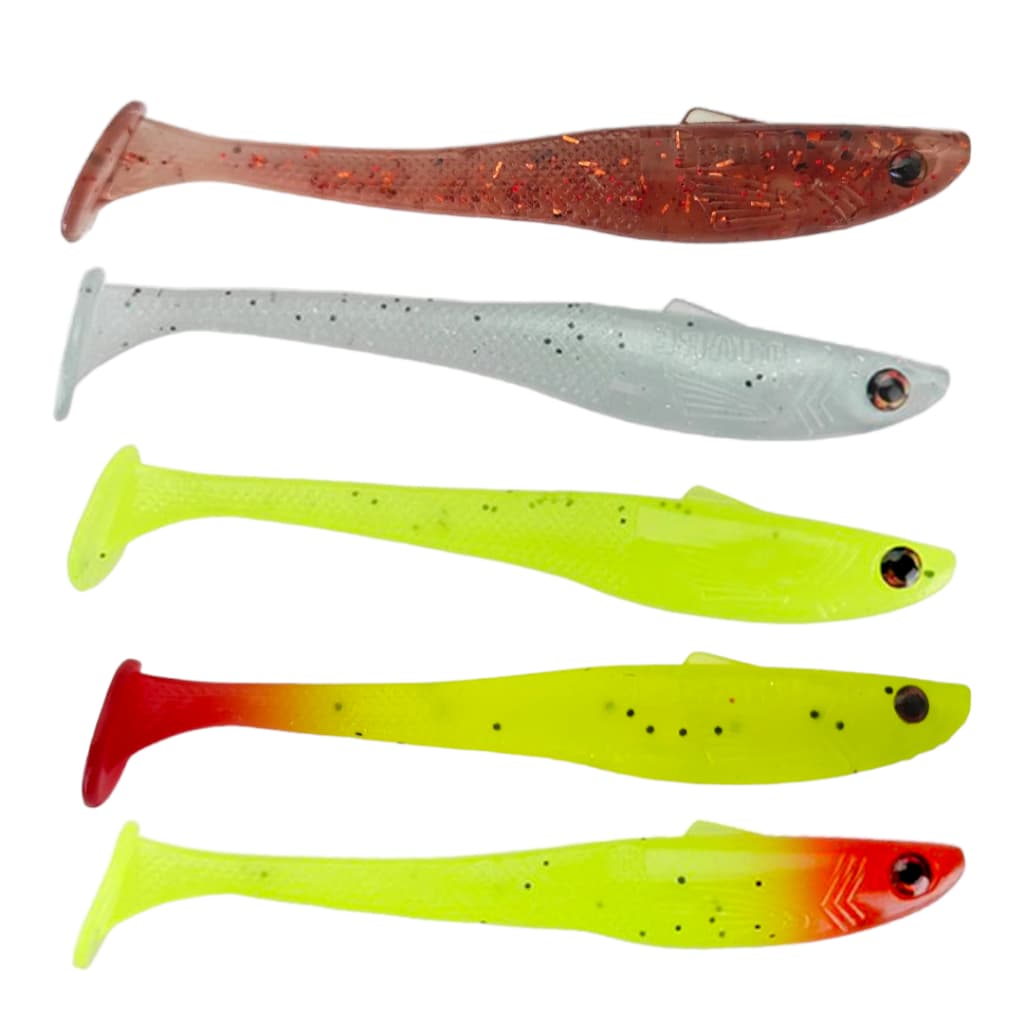 Isca Artificial Speed Shad C/ 2un Soft Maré 7cm Pesca - Cores