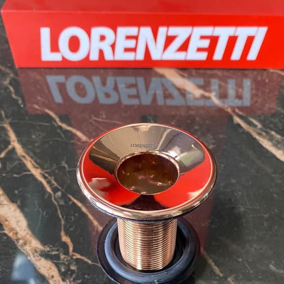 Válvula Rose Gold Lorenzetti Para Pias/Lavabo/Cuba