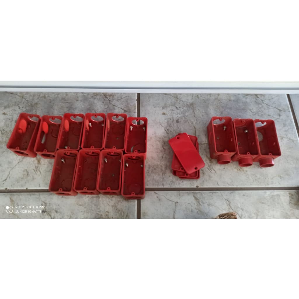 kit condulet pvc vermelho 3/4 desapego