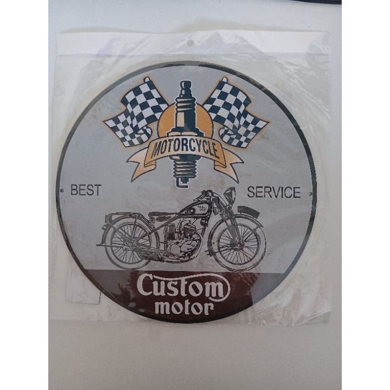Quadro Enfeite de Parede Tema de Motociclismo