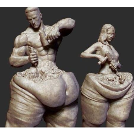 Escultura do Corpo Masculino e Feminino