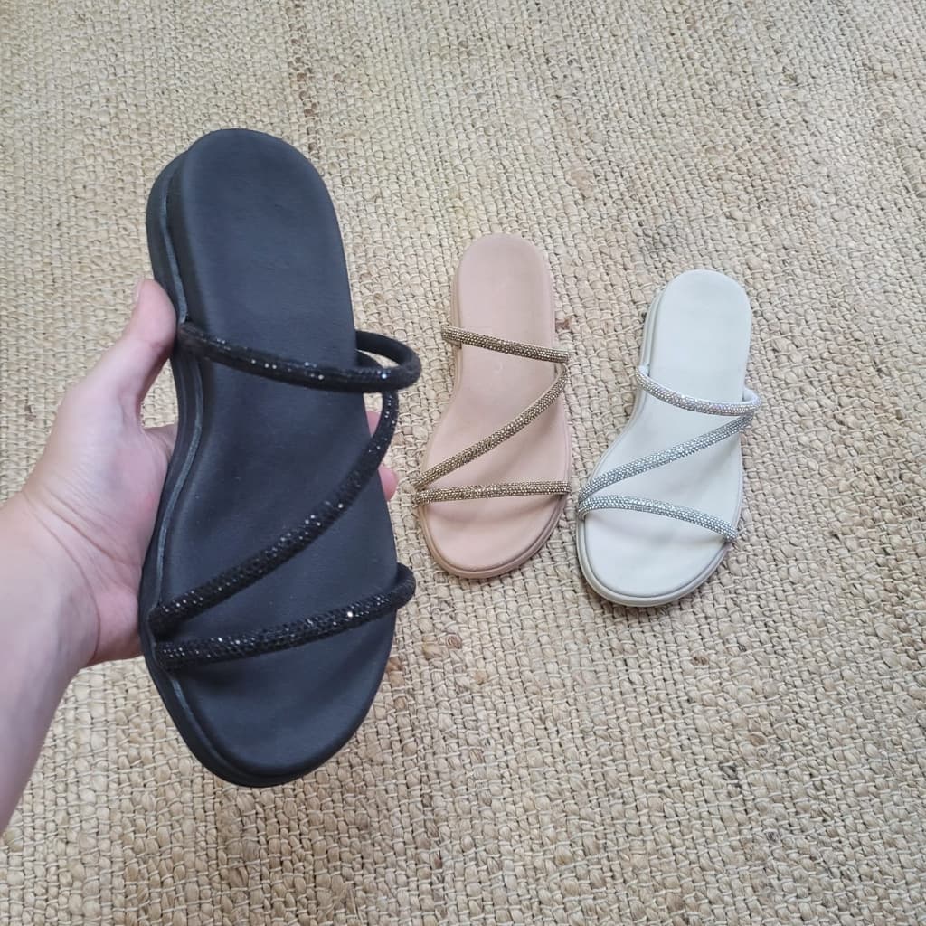 Sandália Papete Birken Rasteirinha Feminina Conforto