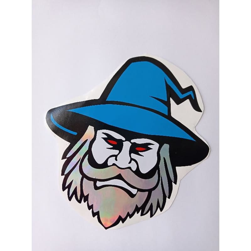 adesivo personalizado mago holográfico que muda de cor