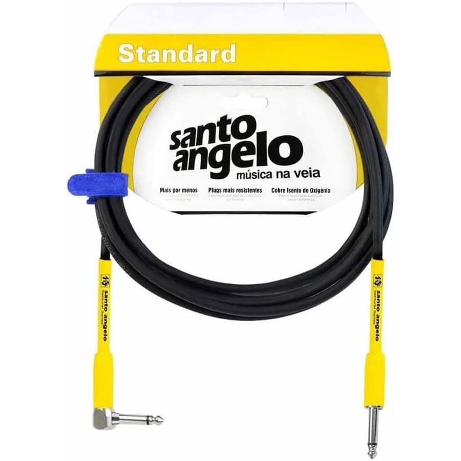 Cabo Santo Angelo Samurai P10L Instrumento Pino 90 grau 10FT 15FT 20FT 3,05 4,57 6,10 30mm Guitarra violao baixo teclado