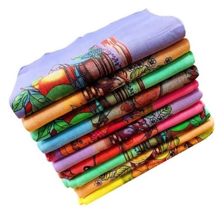 PANO DE PRATO COLORIDO ESTAMPAS DIVERSAS KIT COM 10 OU KIT COM 5 Barato Lembrança Presente Chá de Cozinha Utilidade