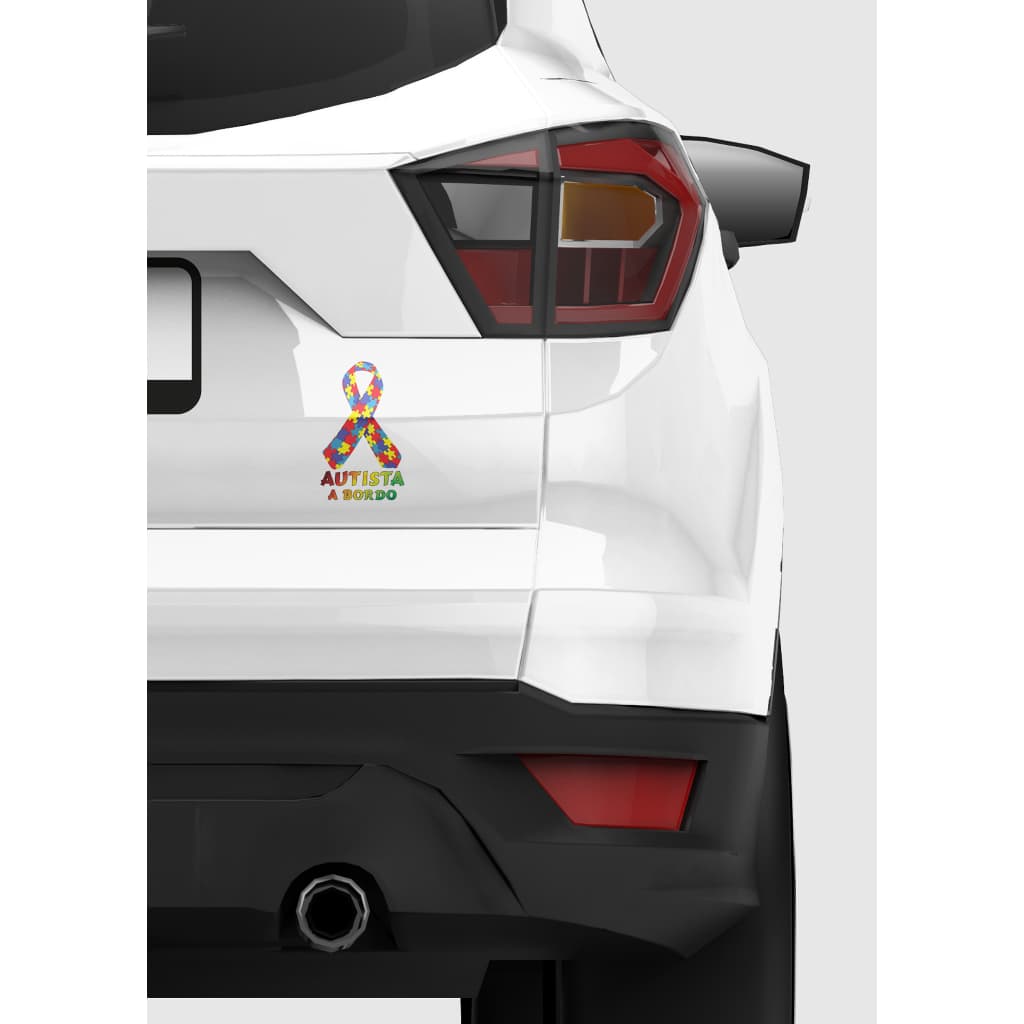 Adesivo automotivo Autista a Bordo