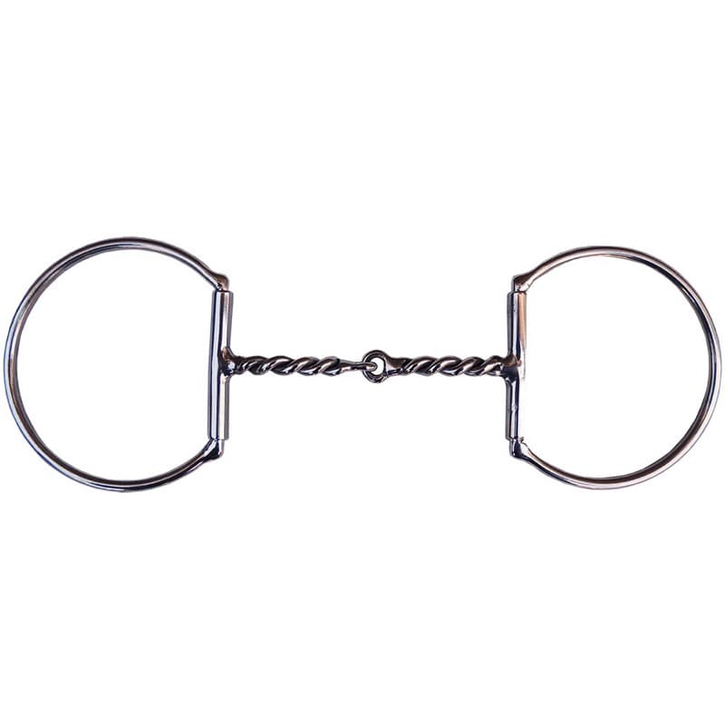 Bridão Freio D Inox Articulado Bocal Torcido Super Oferta