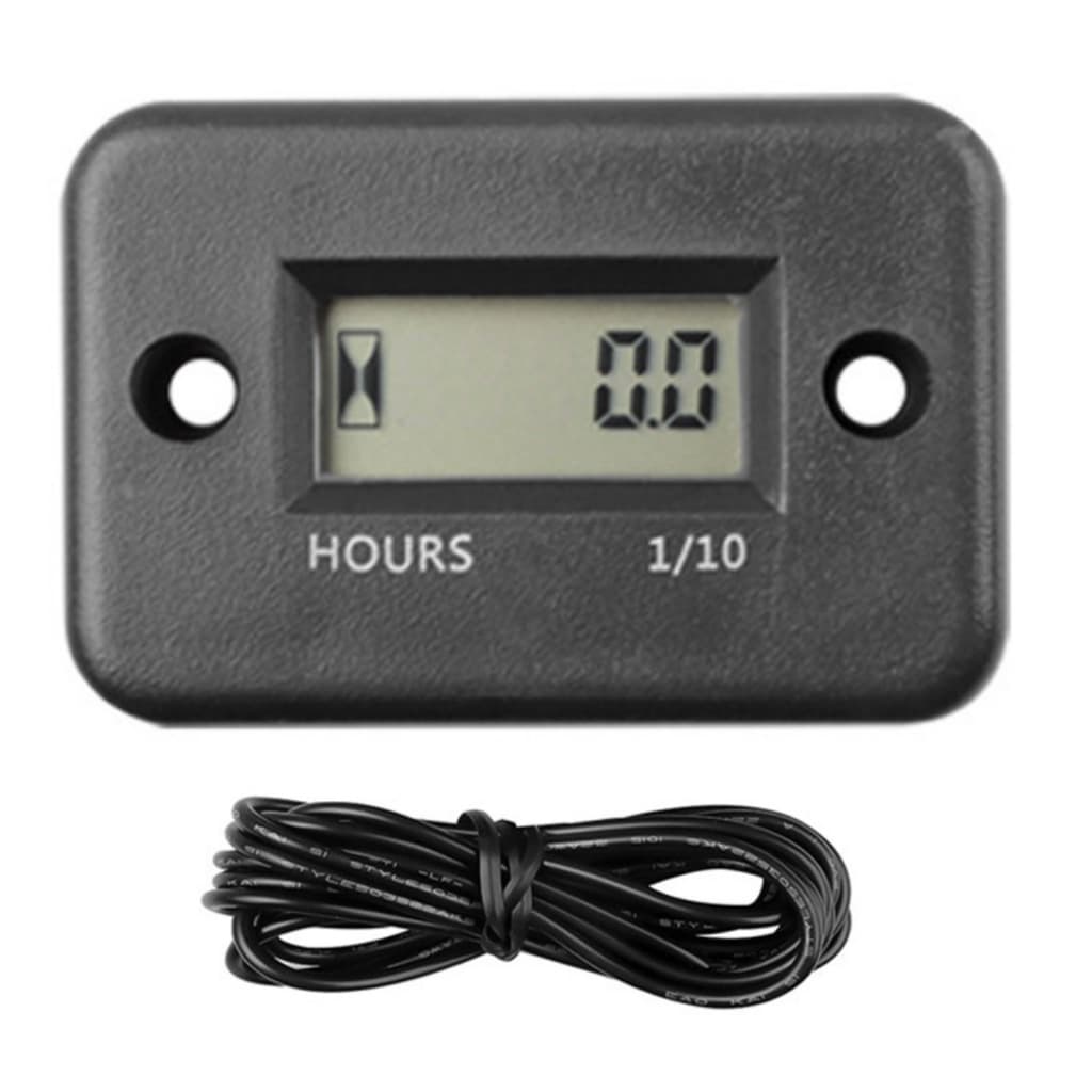 Horímetro Digital Moto Trator Jet-Ski Kart Carros Contador de Horas para motores universal