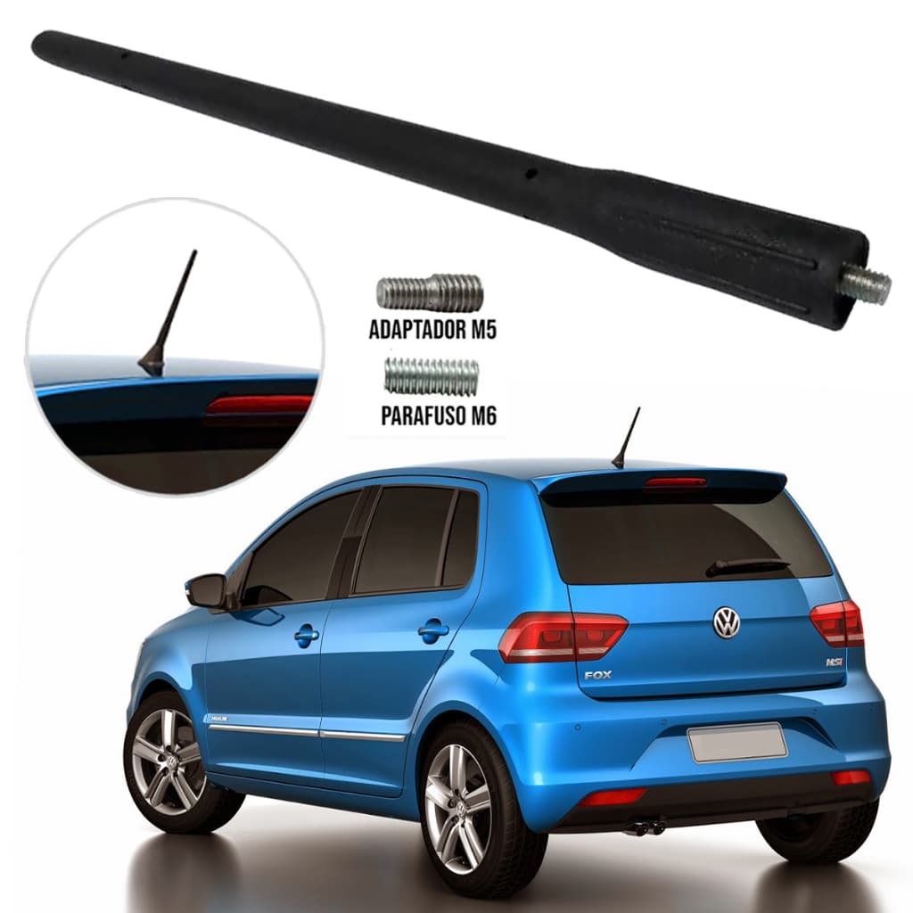 Haste Antena Teto Esportiva Vw Fox 2014 2015 2016 2017 2018