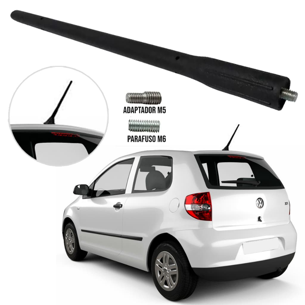 Haste Da Antena De Teto Fox Polo Golf Gol Bora Saveiro Up