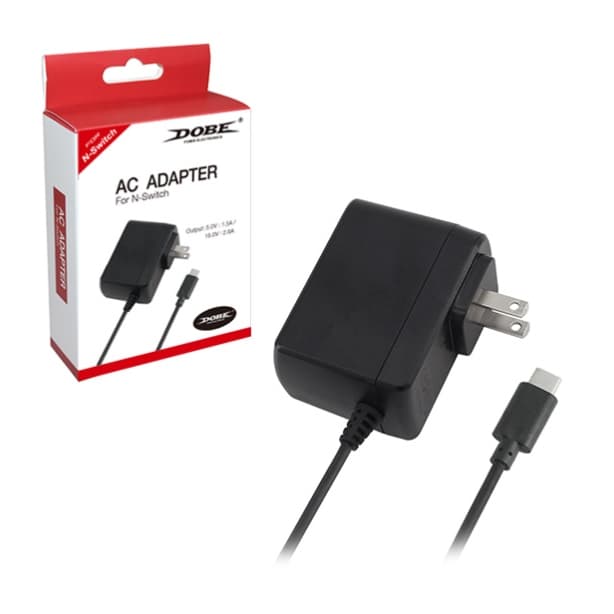 Fonte Carregador Nintendo Switch Dobe (Funciona no Dock) Bivolt 110V/220V c/ Nota Fiscal