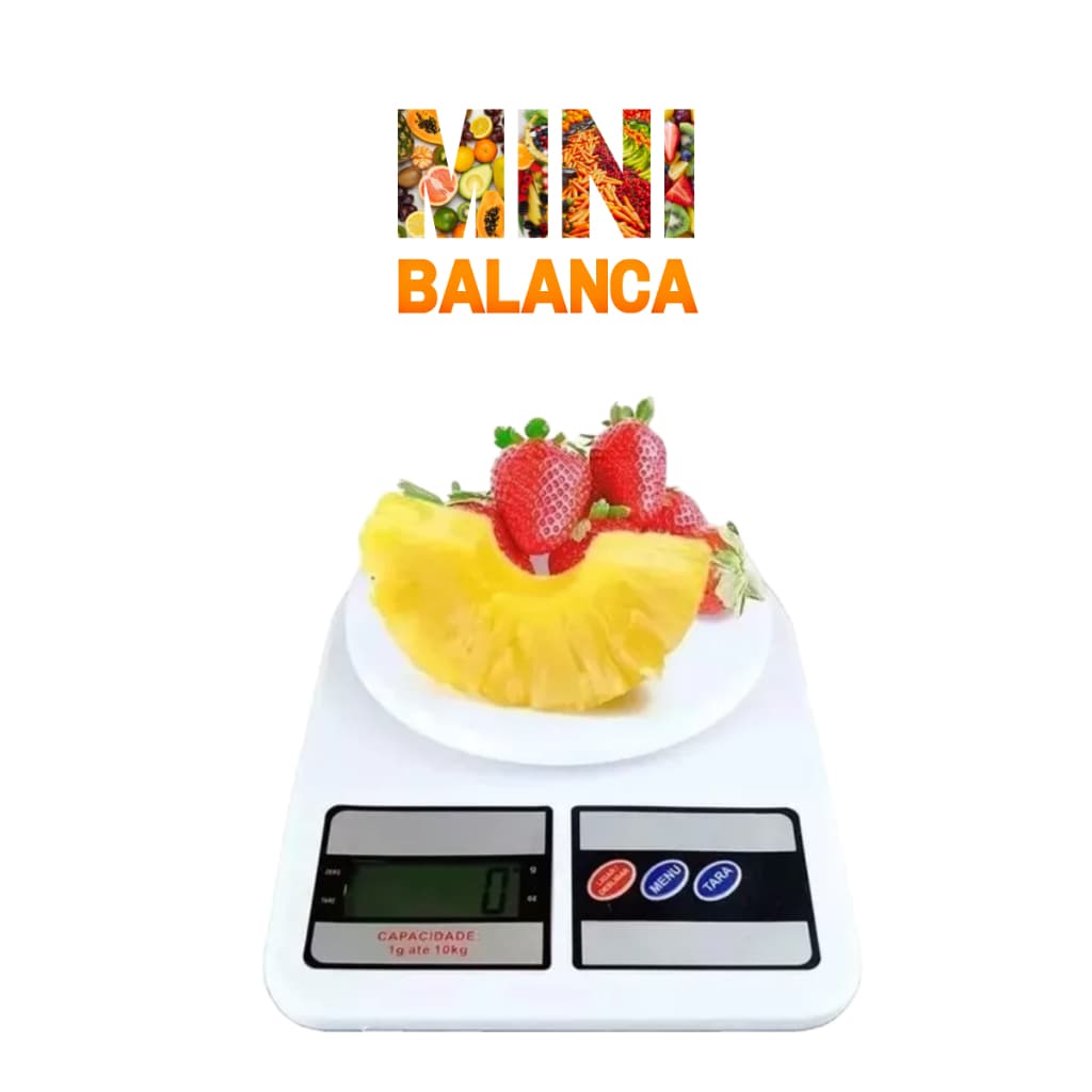 Balança de cozinha Culinaria De Pesagem 3g A 10kg, Precisao 1g Nf