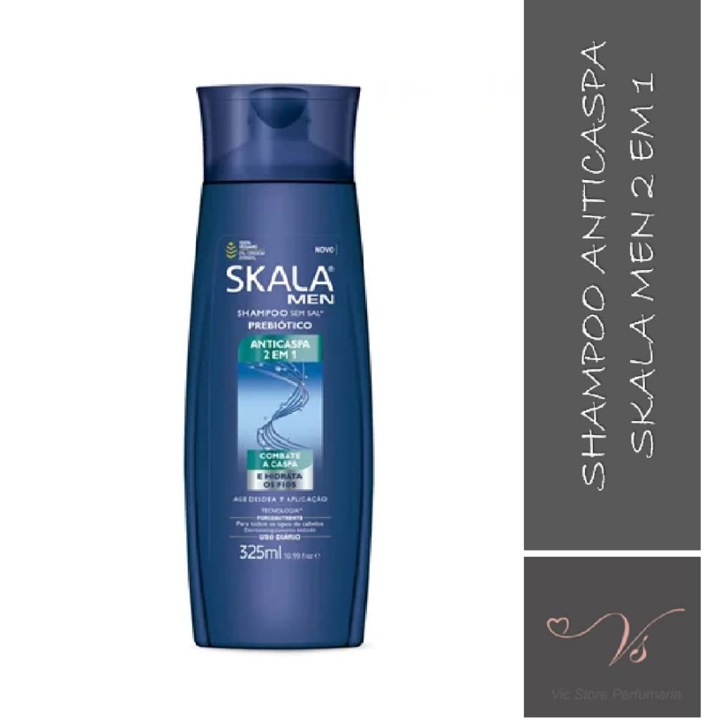 Shampoo Skala Men 2 em 1 Anticaspa Prebiótico 325ml