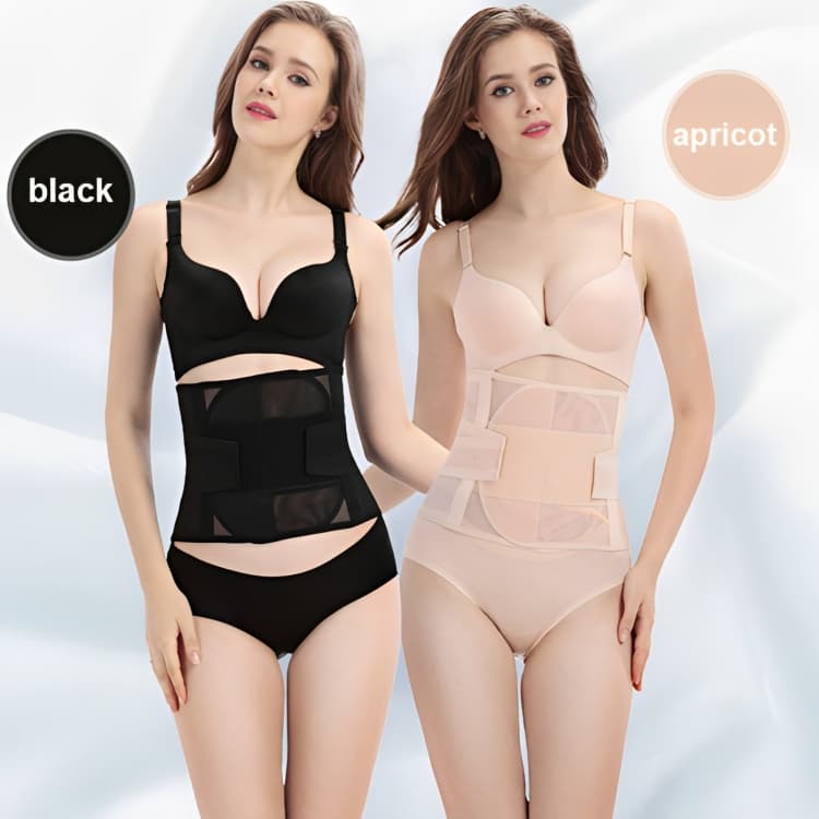 Cinta Térmica Modeladora Feminina 2026 Dupla Compressão Preto Bege Tamanho Único 68-102cm