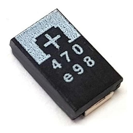 4 unidades de capacitor de Tântalo tantalo 470uf e 2.5v para PS3 , pc e circuitos