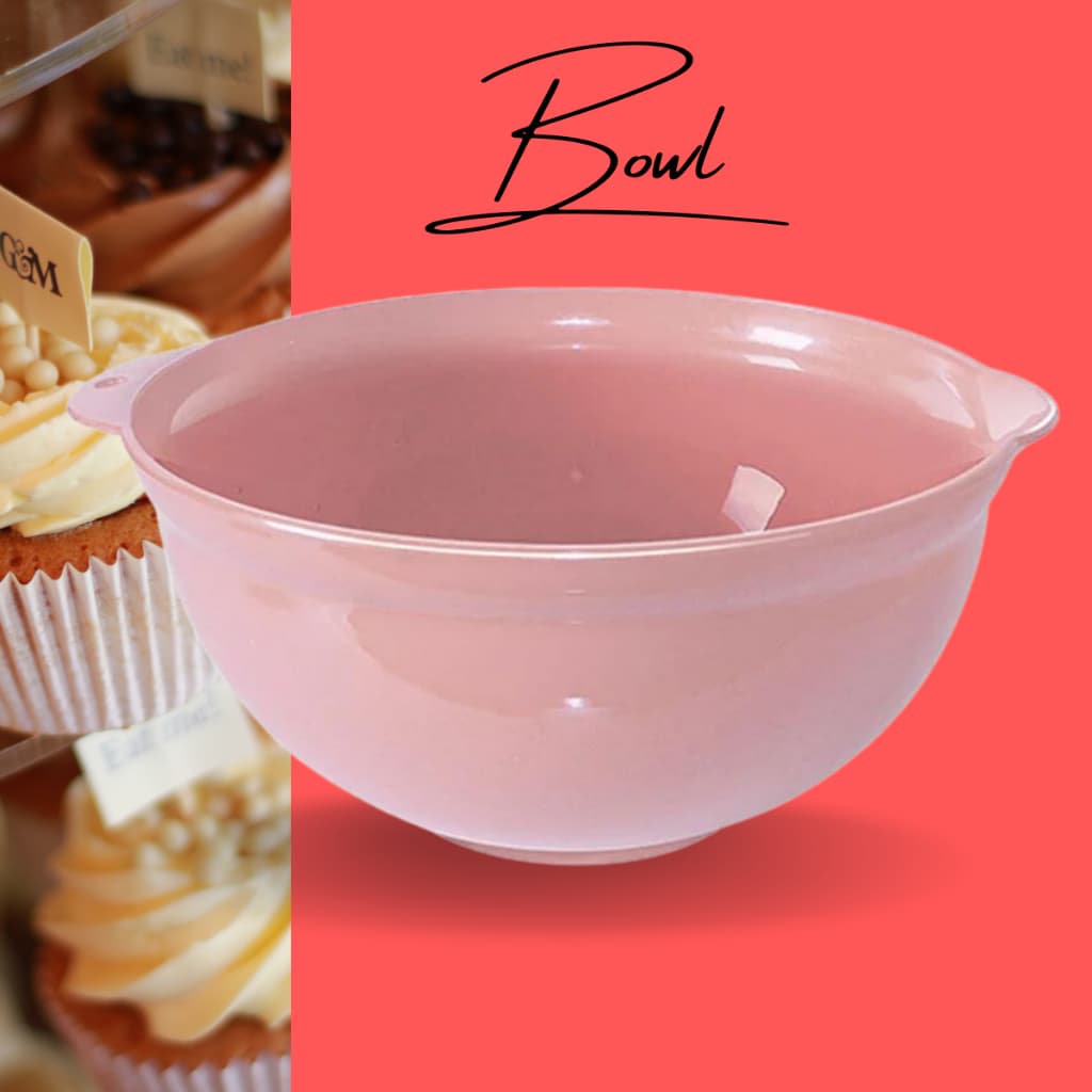 Tigela Bacia Bowl Bol Rosa resistente Multiuso