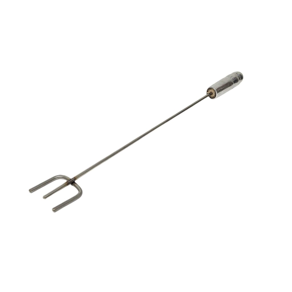 Espalha Brasa Em Inox Atiçador de Fogo Para Churrasqueira Lareira