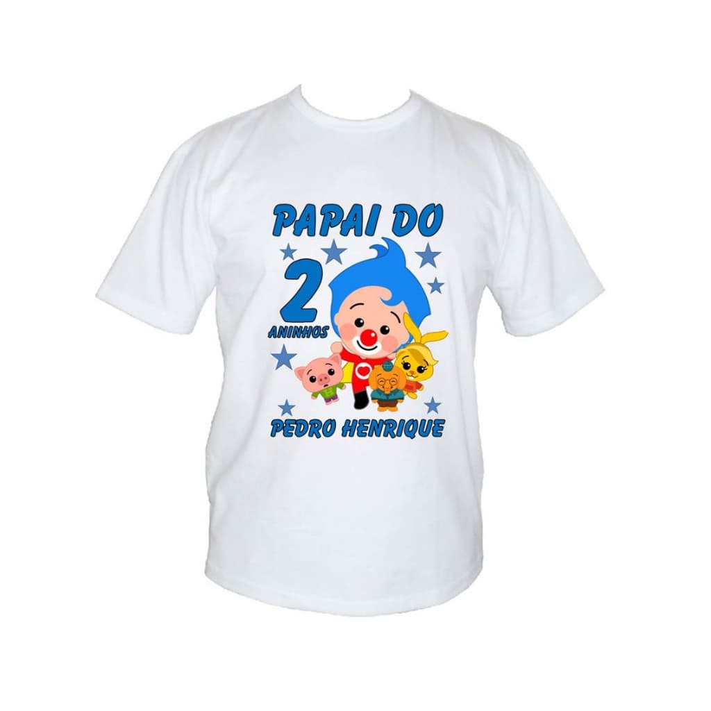Kit 2 Camisetas Personalizadas (Super Palhacinho)